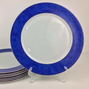 Limoges Haviland lazuli blue white charger dinner porcelain plate dish France